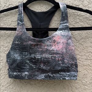 lululemon athletica Black and Pink Sports Bra